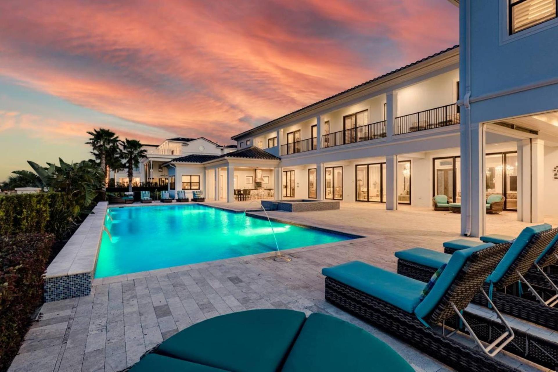 Beautiful 5 Star Mansion With Private Pool On The Prestigious Reunion Resort Orlando Mansion 6280 Kissimmee Buitenkant foto