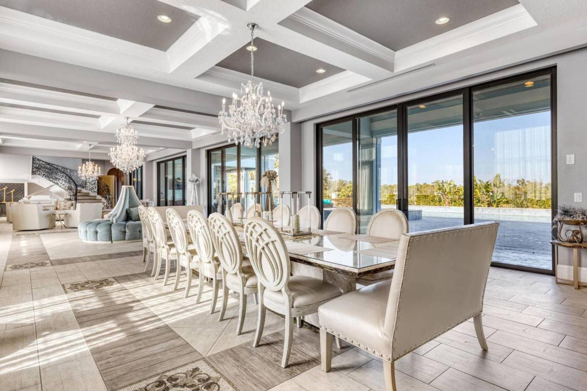 Beautiful 5 Star Mansion With Private Pool On The Prestigious Reunion Resort Orlando Mansion 6280 Kissimmee Buitenkant foto