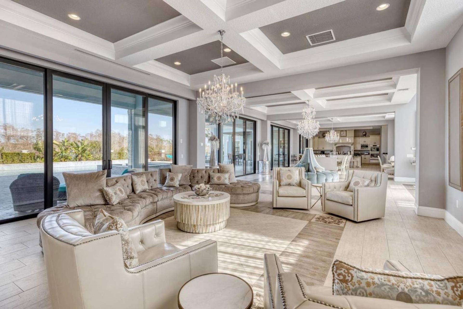 Beautiful 5 Star Mansion With Private Pool On The Prestigious Reunion Resort Orlando Mansion 6280 Kissimmee Buitenkant foto