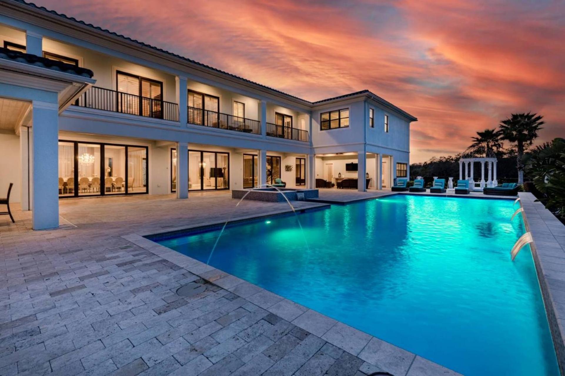 Beautiful 5 Star Mansion With Private Pool On The Prestigious Reunion Resort Orlando Mansion 6280 Kissimmee Buitenkant foto